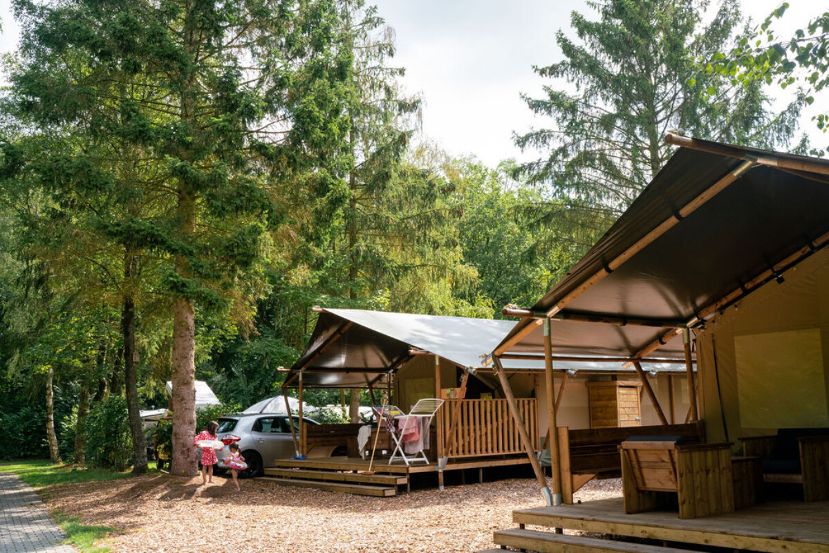 Glamping tenten op Camping de Zeven Heuveltjes